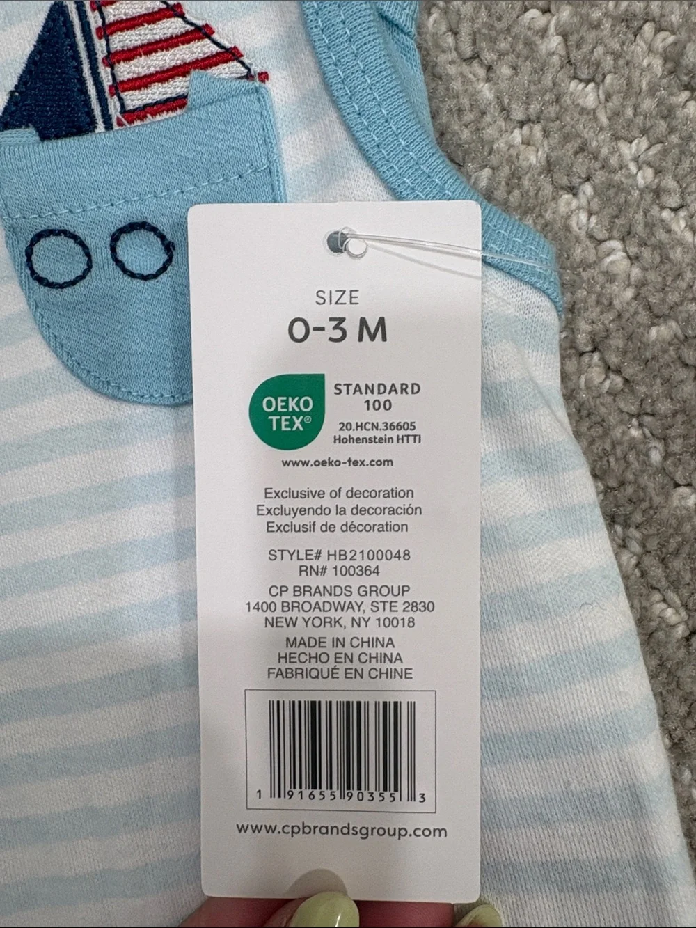 Baby Gear Light Blue & White Striped Sleeveless One-Piece Bodysuit - 3 Pack